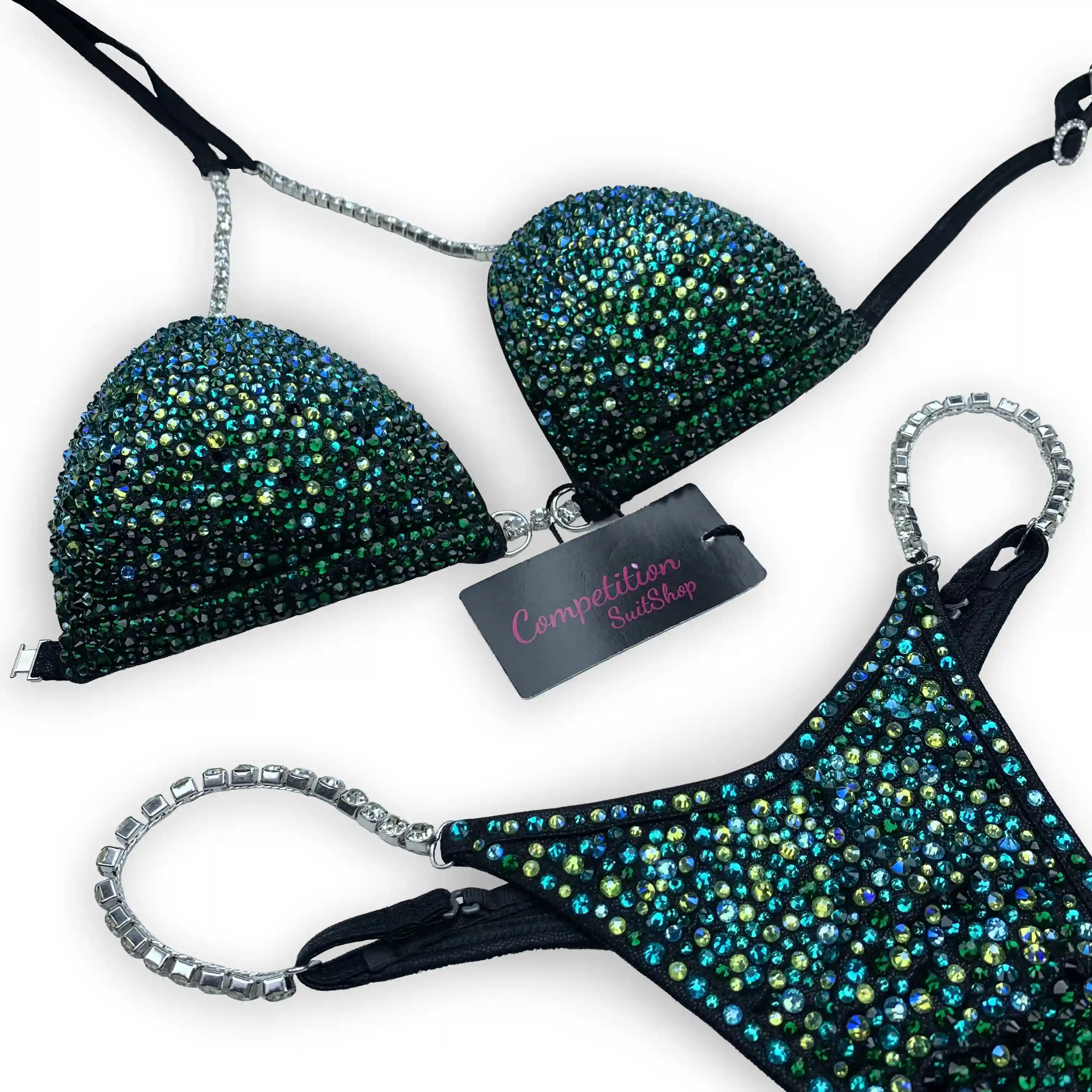 Shades Of Greens Stardust Bikini Competition Suit B189